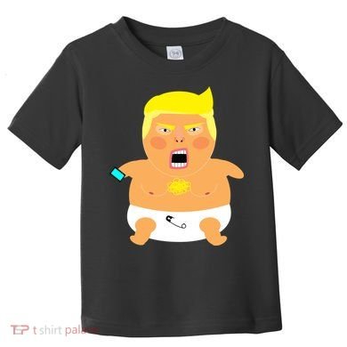 Funny Big Baby Trump Toddler T-Shirt