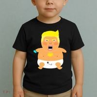 Funny Big Baby Trump Toddler T-Shirt thumb 2