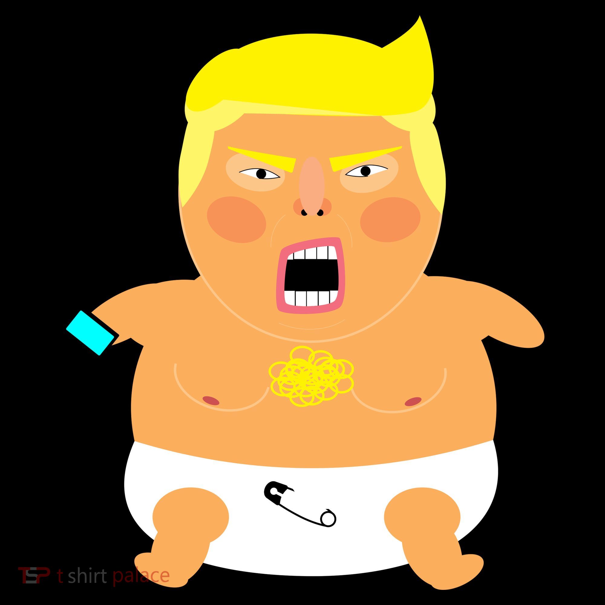 Funny Big Baby Trump Visor