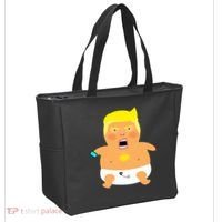 Funny Big Baby Trump Tote Bag thumb 2