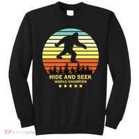 Funny Bigfoot Hide And Seek World Champion Sweatshirt thumb 0