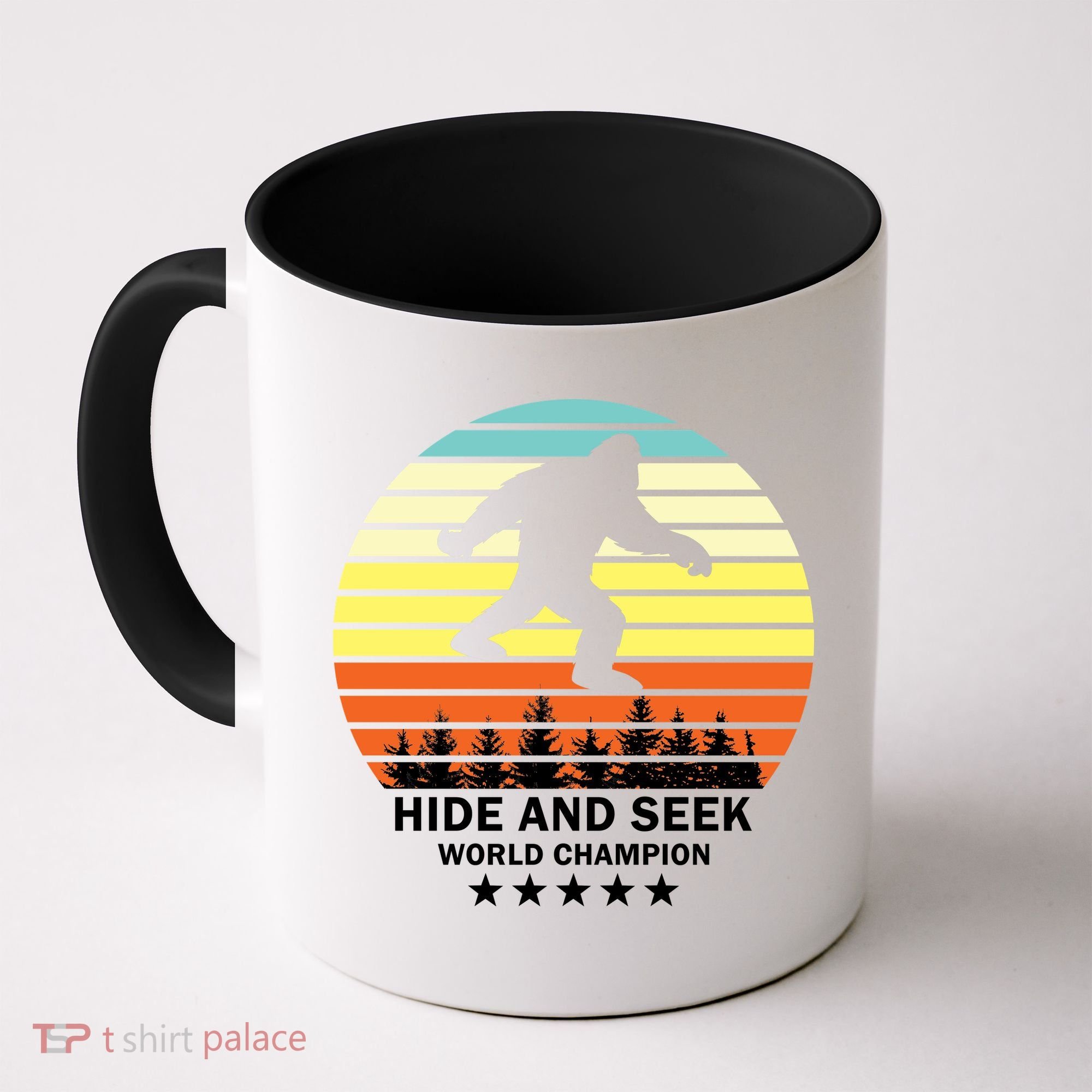 Funny Bigfoot Hide And Seek World Champion Coffee Mug