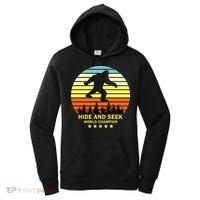 Funny Bigfoot Hide And Seek World Champion Women's Hoodie thumb 0