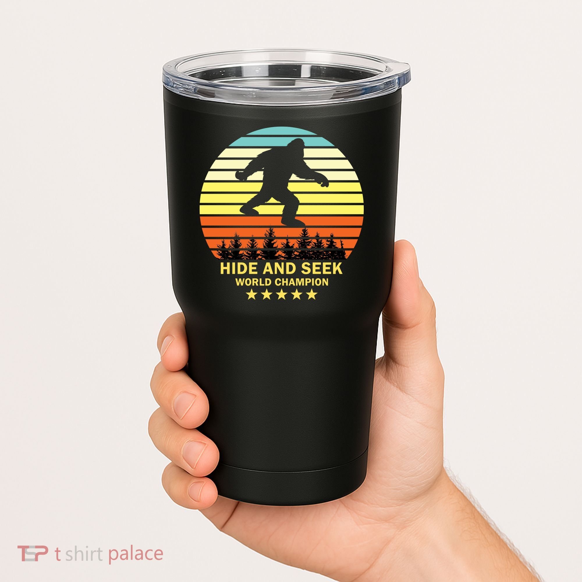 Funny Bigfoot Hide And Seek World Champion Tumbler