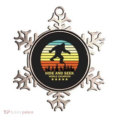 Funny Bigfoot Hide And Seek World Champion Ornament