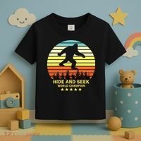 Funny Bigfoot Hide And Seek World Champion Toddler T-Shirt thumb 3