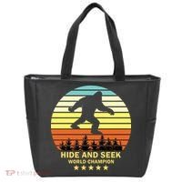 Funny Bigfoot Hide And Seek World Champion Tote Bag thumb 0
