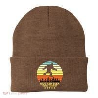 Funny Bigfoot Hide And Seek World Champion Beanie thumb 0