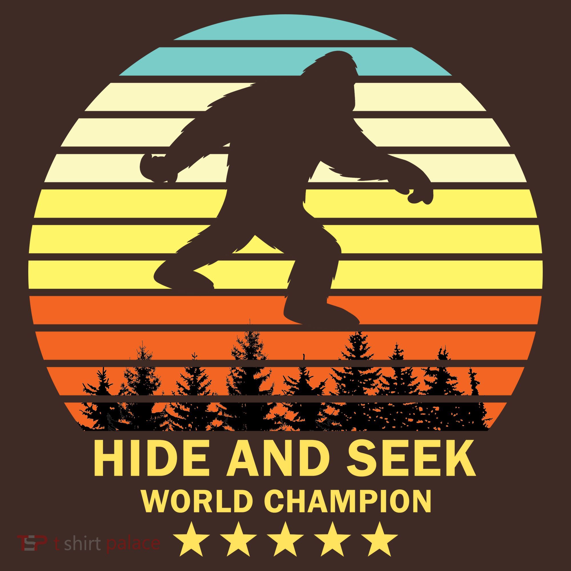 Funny Bigfoot Hide And Seek World Champion Coaster