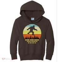 Funny Bigfoot Hide And Seek World Champion Kids Hoodie thumb 0