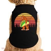 Funny Bigfoot Holding A Taco Doggie Tank thumb 0