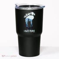 Funny Bigfoot I Hate People Tumbler thumb 0