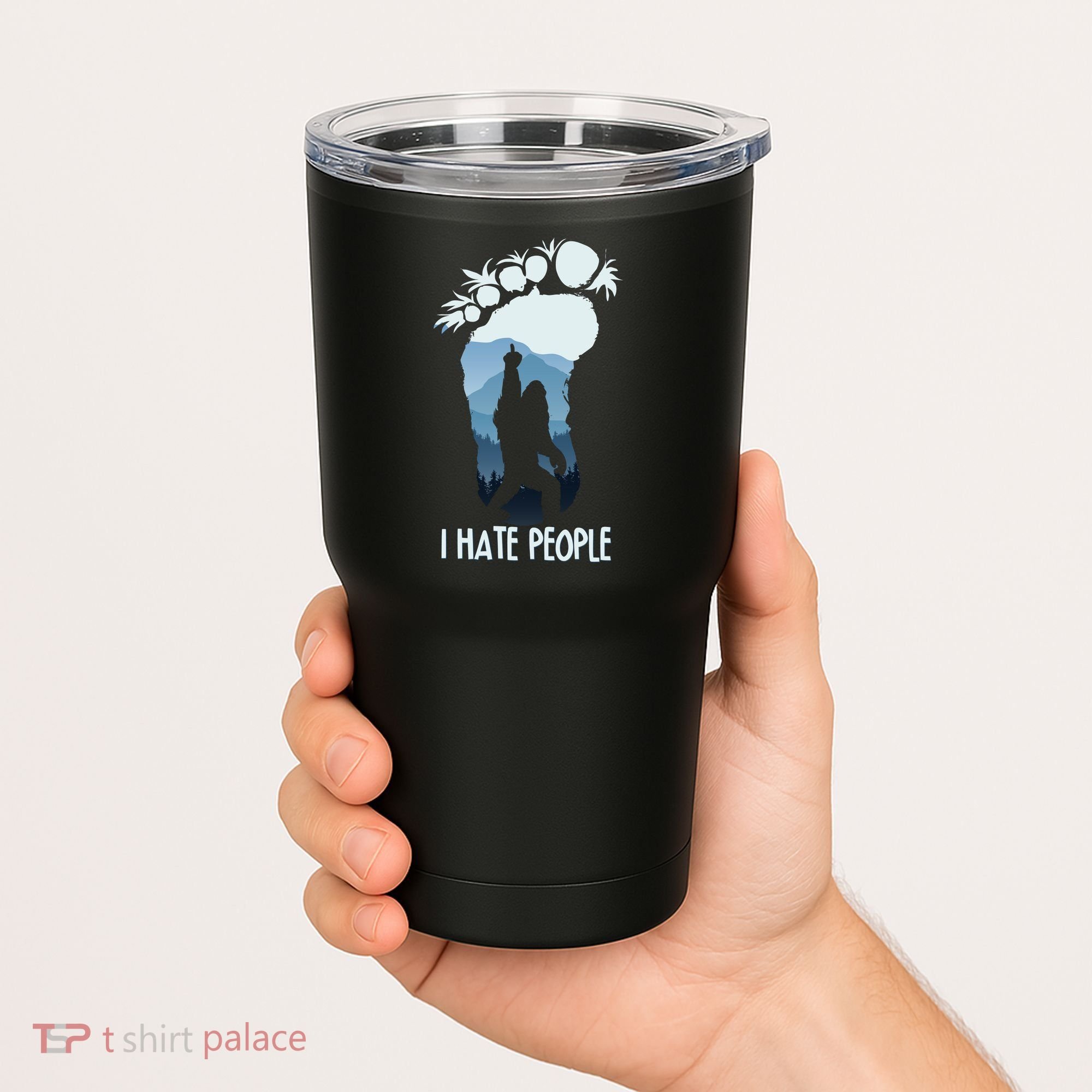 Funny Bigfoot I Hate People Tumbler