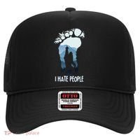 Funny Bigfoot I Hate People Hat thumb 0