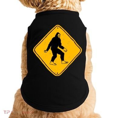 Funny Bigfoot Road Sign Doggie Tank