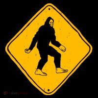 Funny Bigfoot Road Sign Coffee Mug thumb 5