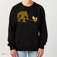 Funny Bigfoot Thanksgiving Turkey Women's Sweatshirt thumb 0