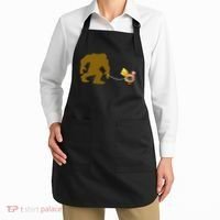 Funny Bigfoot Thanksgiving Turkey Apron thumb 2