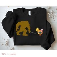 Funny Bigfoot Thanksgiving Turkey Sweatshirt thumb 2