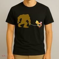 Funny Bigfoot Thanksgiving Turkey T-Shirt thumb 3