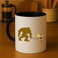 Funny Bigfoot Thanksgiving Turkey Coffee Mug thumb 4