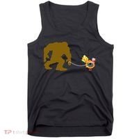 Funny Bigfoot Thanksgiving Turkey Tank Top thumb 0
