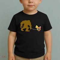 Funny Bigfoot Thanksgiving Turkey Toddler T-Shirt thumb 2