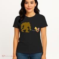 Funny Bigfoot Thanksgiving Turkey Women's T-Shirt thumb 4
