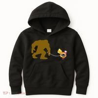 Funny Bigfoot Thanksgiving Turkey Kids Hoodie thumb 0
