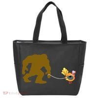 Funny Bigfoot Thanksgiving Turkey Tote Bag thumb 0