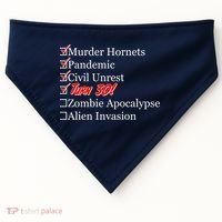 Funny Birthday In Quarantine Checklist 30th Birthday USA-Made Doggie Bandana thumb 0