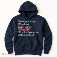 Funny Birthday In Quarantine Checklist 30th Birthday Hoodie thumb 0