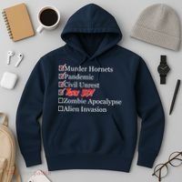 Funny Birthday In Quarantine Checklist 30th Birthday Hoodie thumb 3