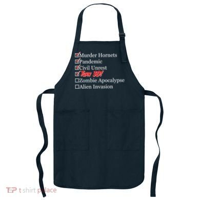 Funny Birthday In Quarantine Checklist 30th Birthday Apron