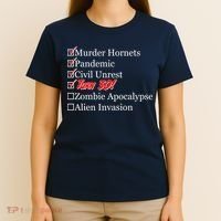 Funny Birthday In Quarantine Checklist 30th Birthday T-Shirt thumb 4
