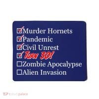 Funny Birthday In Quarantine Checklist 30th Birthday Mousepad thumb 0