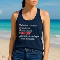 Funny Birthday In Quarantine Checklist 30th Birthday Women's Tank Top thumb 2