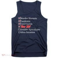 Funny Birthday In Quarantine Checklist 30th Birthday Tank Top thumb 0
