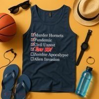 Funny Birthday In Quarantine Checklist 30th Birthday Tank Top thumb 4