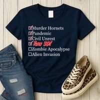 Funny Birthday In Quarantine Checklist 30th Birthday Women's T-Shirt thumb 3