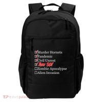 Funny Birthday In Quarantine Checklist 50th Birthday Backpack thumb 0