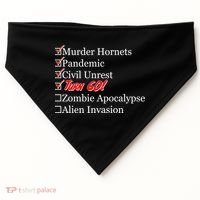 Funny Birthday In Quarantine Checklist 60th Birthday USA-Made Doggie Bandana thumb 0