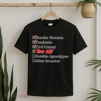 Funny Birthday In Quarantine Checklist 60th Birthday T-Shirt thumb 2