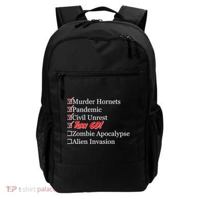 Funny Birthday In Quarantine Checklist 60th Birthday Backpack