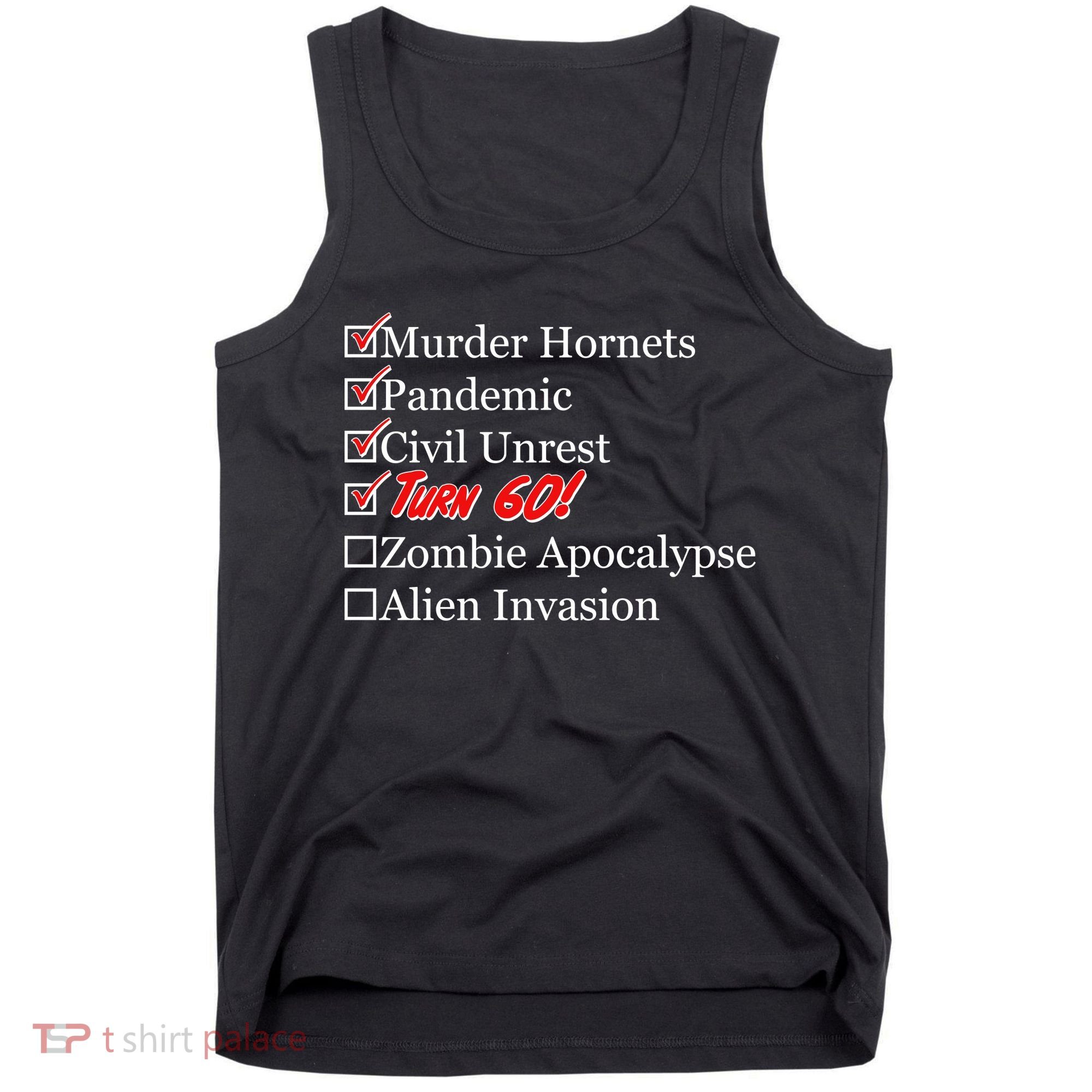 Funny Birthday In Quarantine Checklist 60th Birthday Tank Top