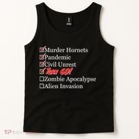 Funny Birthday In Quarantine Checklist 60th Birthday Tank Top thumb 2