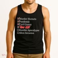 Funny Birthday In Quarantine Checklist 60th Birthday Tank Top thumb 3
