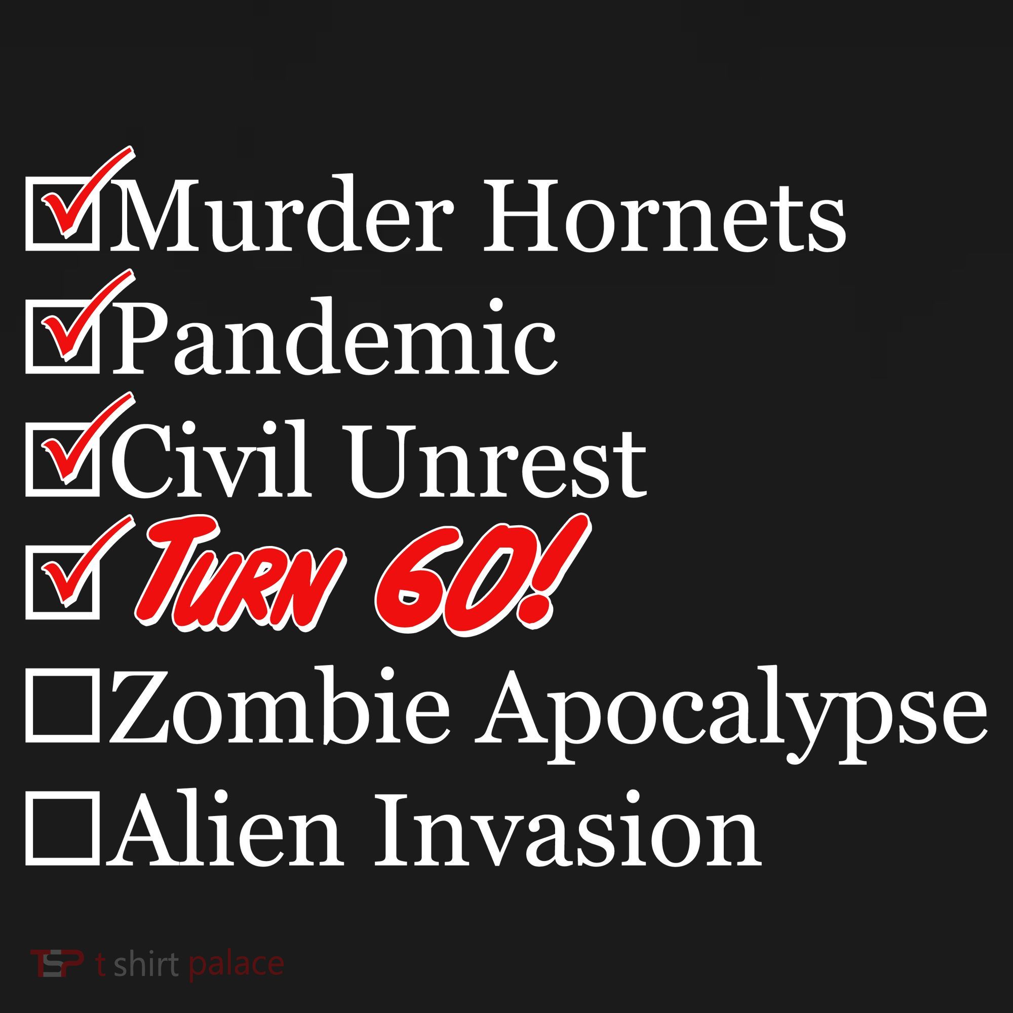 Funny Birthday In Quarantine Checklist 60th Birthday Visor