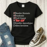 Funny Birthday In Quarantine Checklist 60th Birthday Women's T-Shirt thumb 3