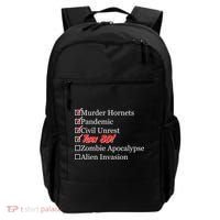 Funny Birthday In Quarantine Checklist 80th Birthday Backpack thumb 0